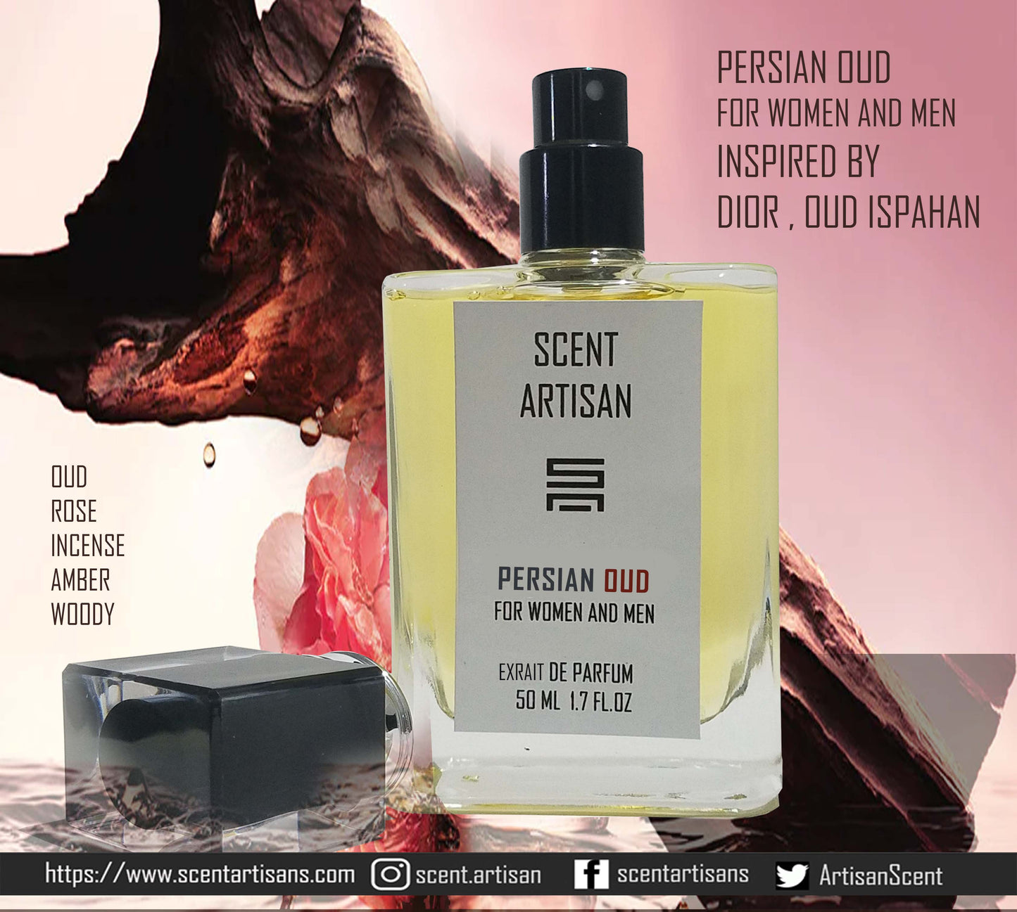 Persian Oud for women and men inspired by Dior Oud Ispahan