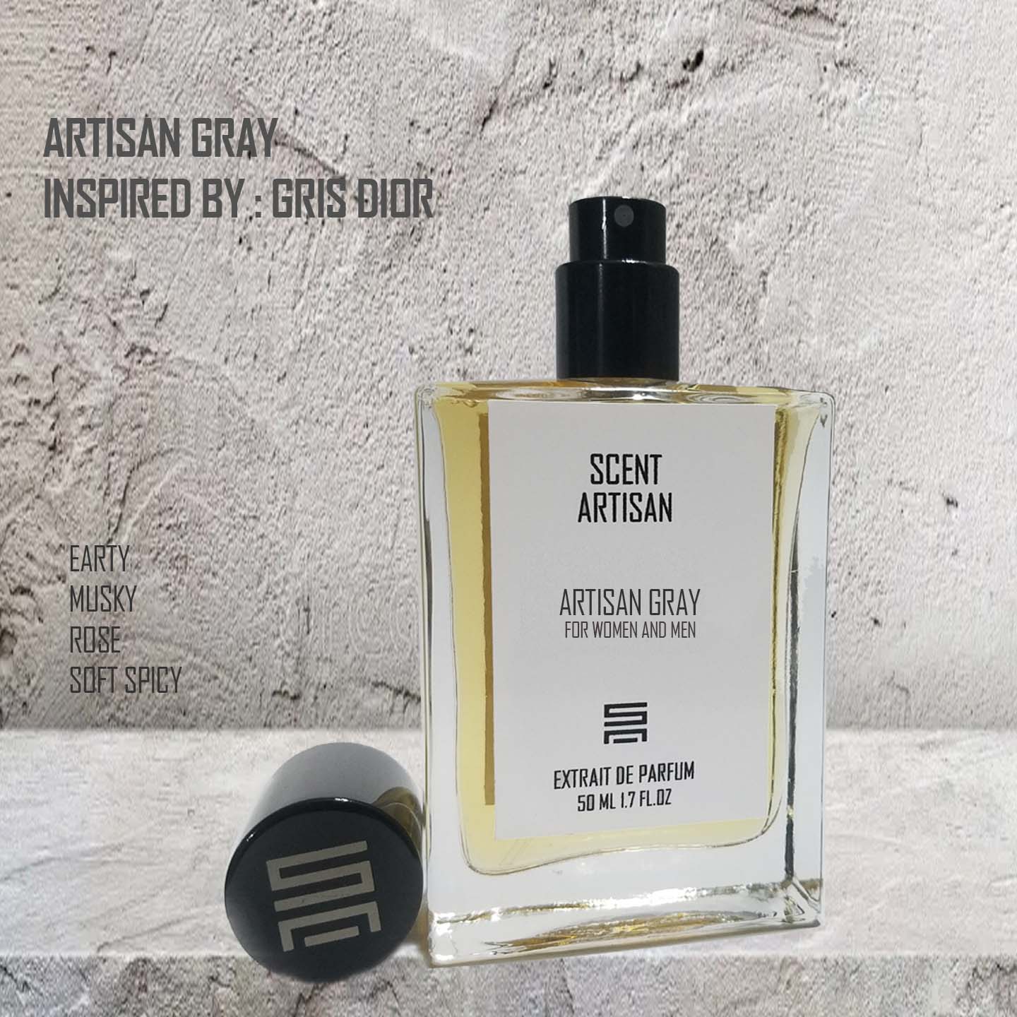 ARITSAN GREY FOR WOMEN AND MEN : INSPIRED BY GRIS DIOR