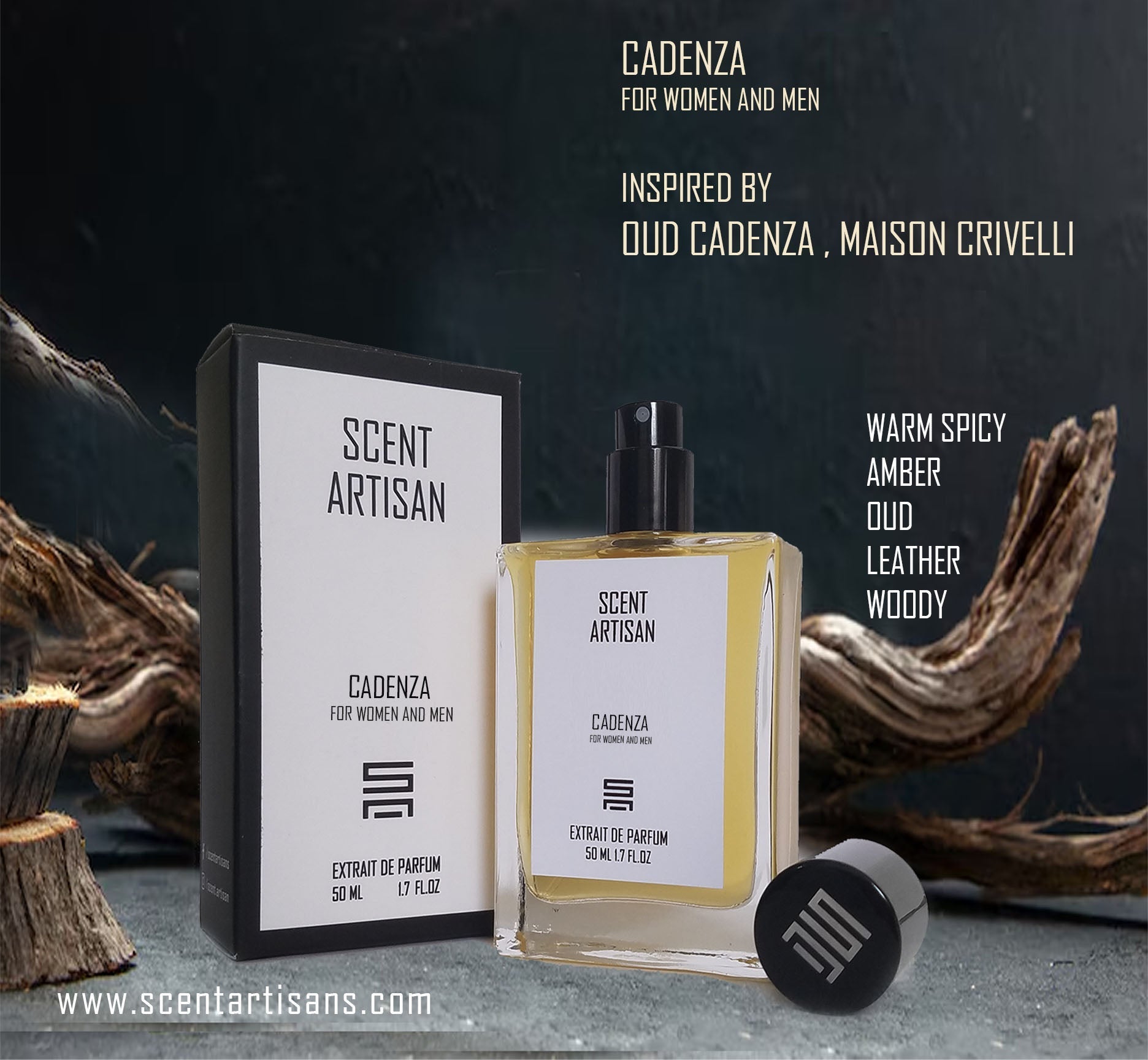 CADENZA FOR WOMEN AND MEN : INSPIRED BY OUD CADENZA , MAISON CRIVELLI