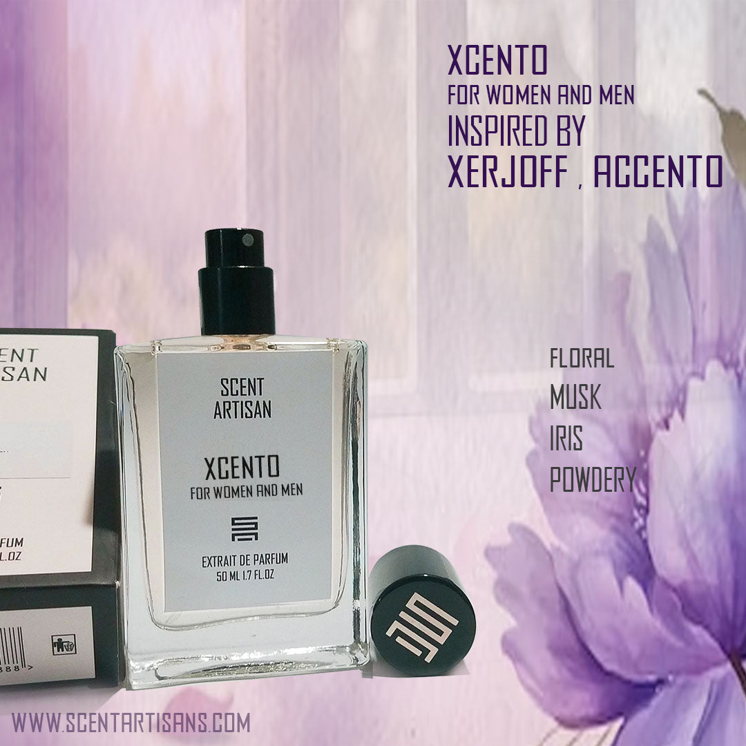 XCENTO FOR WOMEN AND MEN : INSPIRED BY ACCENTO XERJOFF